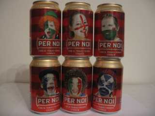 PERONI people (6 cans set) form Italy (33cl) (B/O)