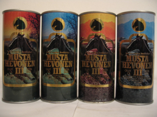 MUSTA HEVONEN III (4 cans set) from Finland (44cl) (T/O)