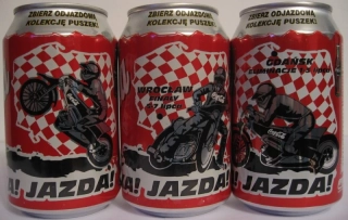 Coca Cola FIM Speedway World Cup Polska! Jazda! set from POLAND (3 cans) (33cl) (T/O)