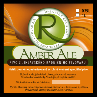 AMBER ALE (Jihlava-Radniční) série č.1 (S)