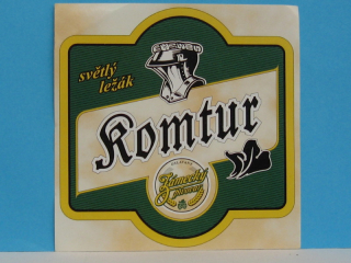 Komtur světlý ležák Zámecký pivovar OSLAVANY