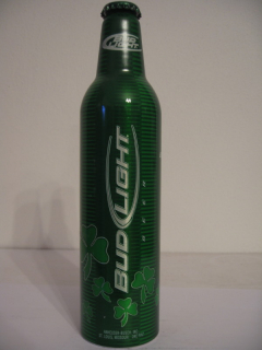 BUD LIGHT BEER (green)