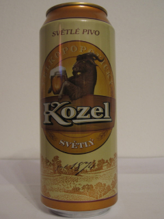 Kozel světlý (export for Russia)