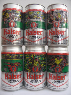 Kaiser COPA 94 (6 cans set from) Brasil (35cl) (B/O)