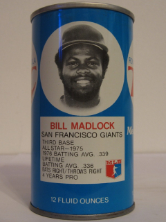 RC BILL MADLOCK SAN FRANCISCO GIANTS SS can from USA (35cl)