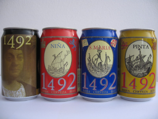 1492 (4 cans set) from Italy (33cl) (B/O)