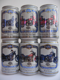 Zipfer HARLEY DAVIDSON (6 cans set) from Austria (33cl) (B/O)